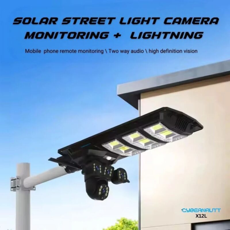 2 in 1 Solar CCTV Camera