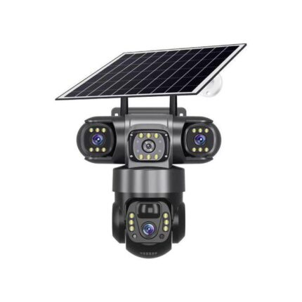 Triple Lens PTZ Solar Security camera
