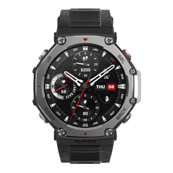Amazfit T Rex 3 – 1.5 inches Resolution: 480×480 pixels PPI: 32, Wi-Fi 2