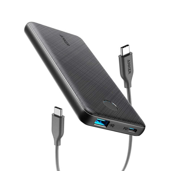 Anker PowerCore Slim 10000 15W, 0.57 inches, 10,000mAh, USB-C