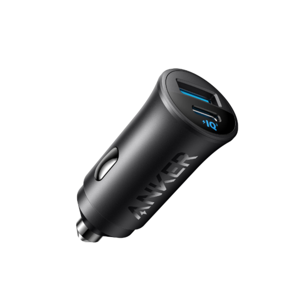 Anker Car Charger (30W, 2 Ports), 20000mAh, 30W Output, USB-C