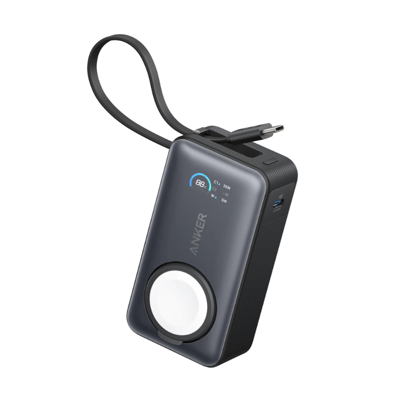 Anker MagGo Power Bank (10K, 35W), 10000mAh, 35W Output, USB-C