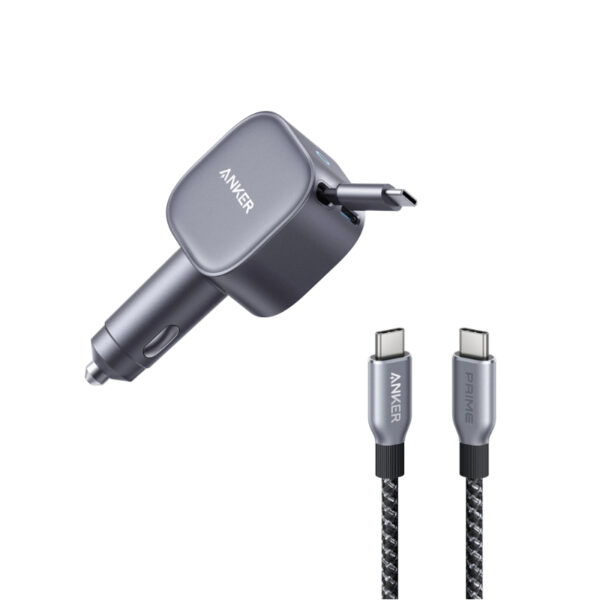 Anker Nano 75W Car Charger, 75W Output, USB-C