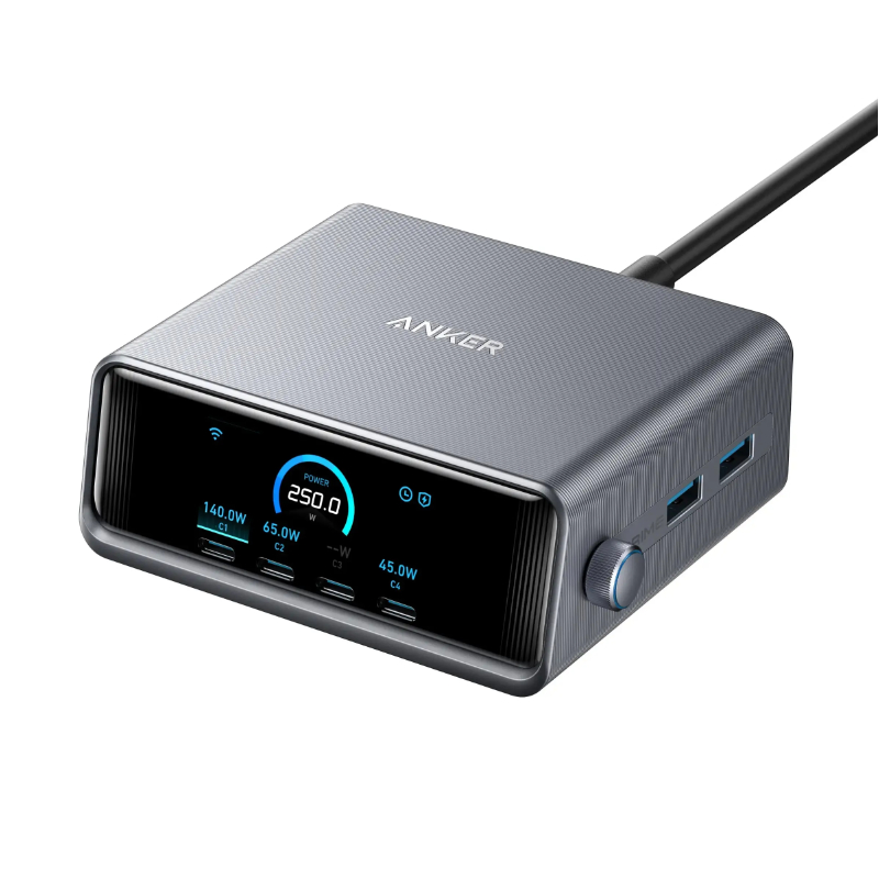 Anker Prime Desktop Charging Station, 10000mAh, 250W Output, USB-C