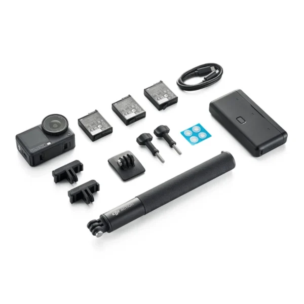 DJI Osmo Action 6 Adventure Combo – 50GB Storage, 38MP (8K images) Lens Aperture Variable, Wi-Fi 6
