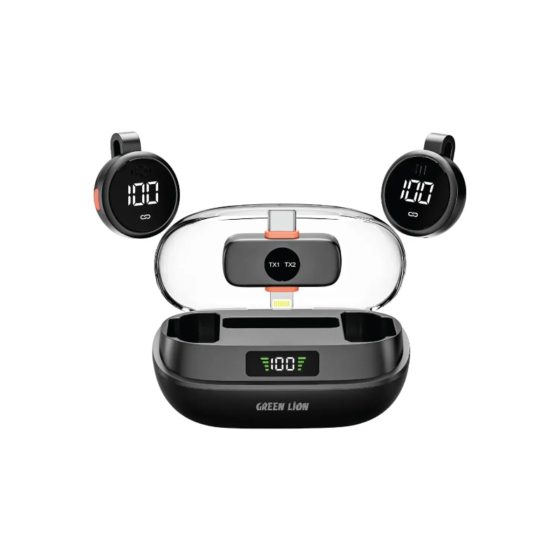 Green Lion GM, 91X Lavalier Microphone, 70mAh, USB-C