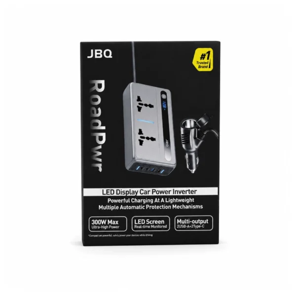 JBQ RoadPwr LED Display Car Power Inverter