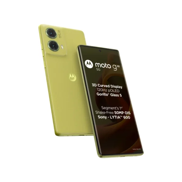 Motorola G85 5G, 6.67-inch OLED 120Hz, 32MP Camera, USB-C, 30W Fast Charging, 5000 mAh Battery