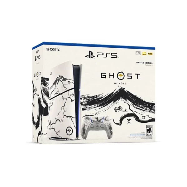 PS5 Console Ghost of Yotei Black Limited Edition Bundle, 4K