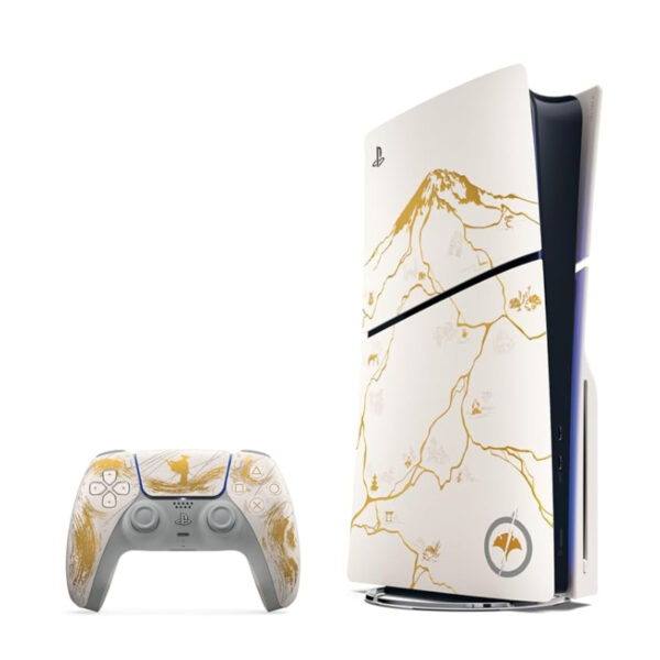 PS5 Console, Ghost of Yōtei Gold Limited Edition Bundle (slim)