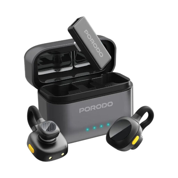 Porodo Movo Lavalier Microphone Type, C Connector, 10W, 650mAh