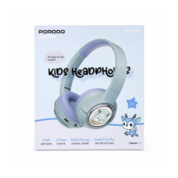 Porodo Soundtec Moose Wireless Kids Headphone