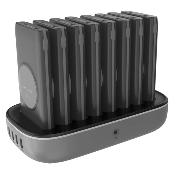Powerology 8 in 1 Power Bank Station – 000mAh, 15W fast wireless charging f