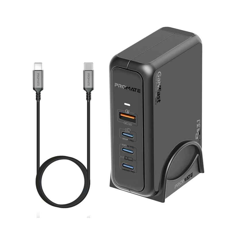 Promate GaNPort 140W, USB-C