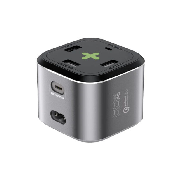 Promate PowerCube PD80 – 80W Quick Charging Multi-Por