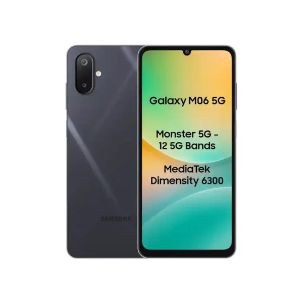 Samsung Galaxy M06 5G – 4GB RAM, 6.74 inches, 50MP main camera paired with a 2MP dept