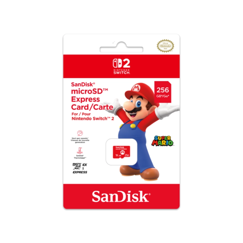 SanDisk microSD Express 256GB for Switch 2