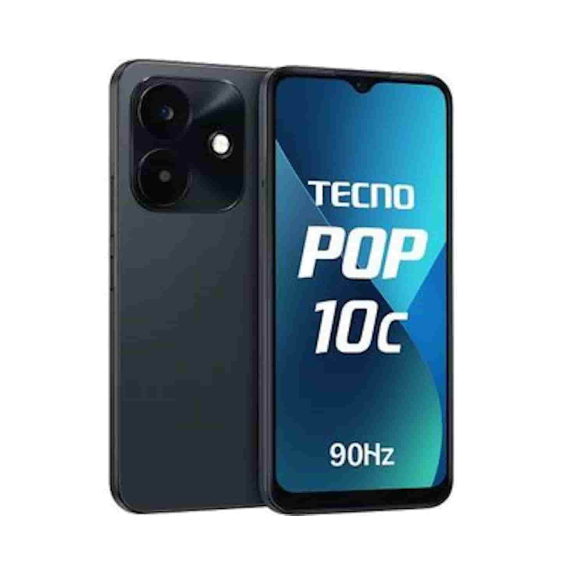 Tecno Pop 10c, IPS LCD 90Hz, Unisoc T606, 16MP Camera, USB-C, 10W Fast Charging
