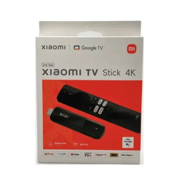 Xiaomi TV Stick 4K (2nd Gen), Bluetooth 5.2, Wi-Fi 6
